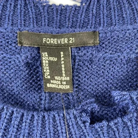 🌟NWT Forever  21 Distressed Sweater S - Picture 2 of 6